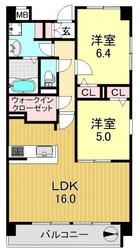 シャンテソレイユの物件間取画像